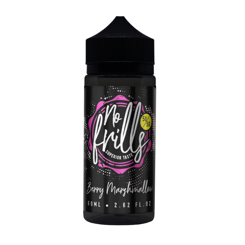 No Frills Berry Marshmallow E-liquid 80ml Short Fi...