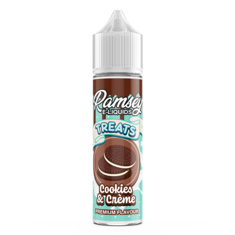 Ramsey E-Liquids Treats Cookies Cream 0mg 50ml Sho...