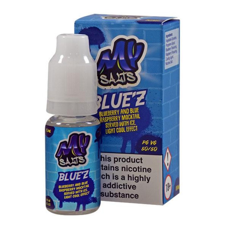 My E-Liquids My Salts: Blue'z 10ml Nic Salt