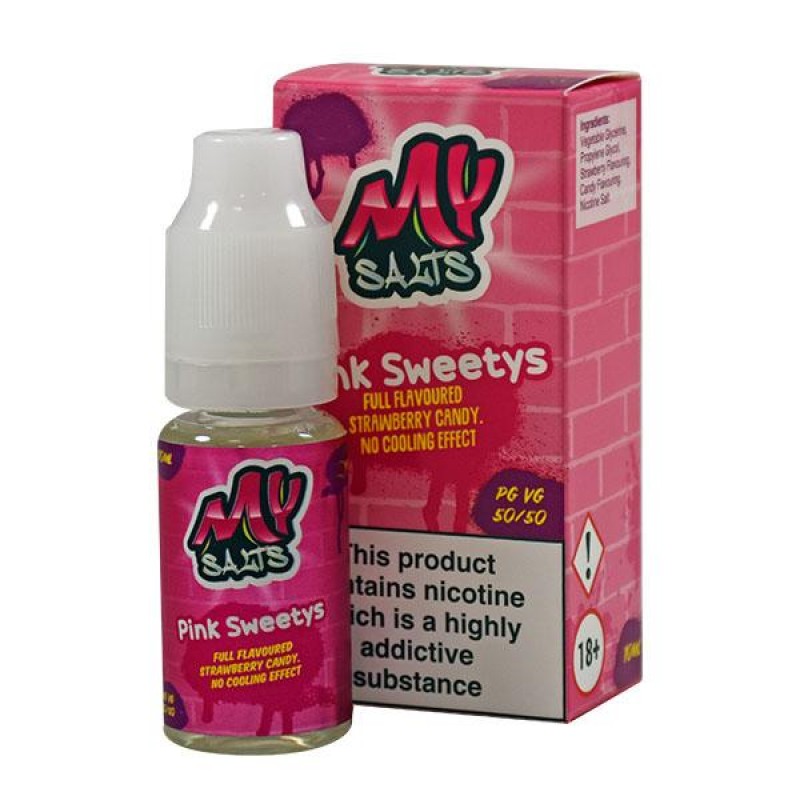 My E-Liquids My Salts: Pink Sweets 10ml Nic Salt