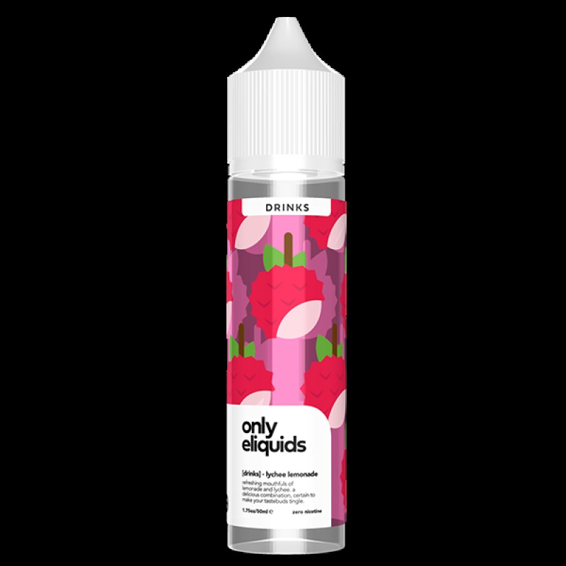 Only E-Liquids Drinks: Lychee Lemonade 0mg 50ml Sh...