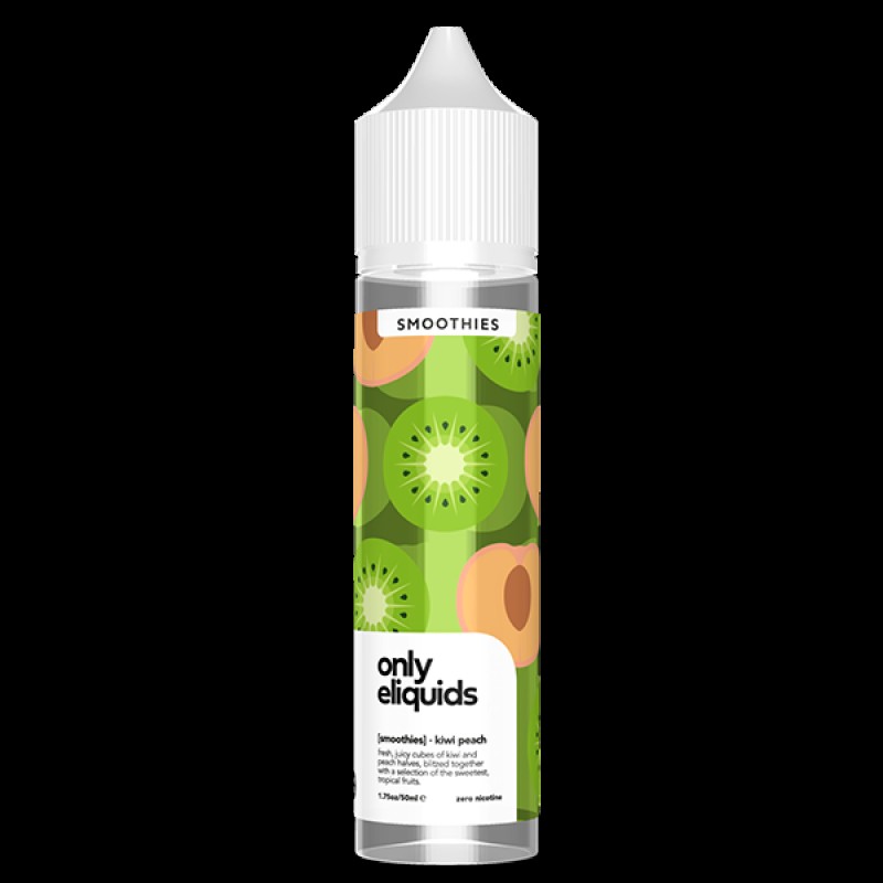 Only E-Liquids Smoothies: Kiwi Peach 0mg 50ml Shor...