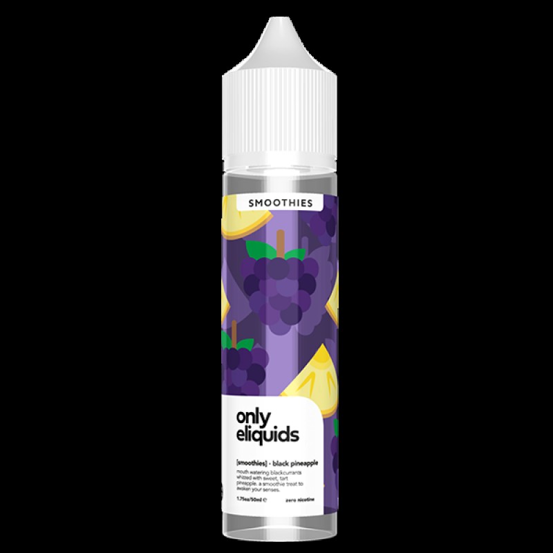 Only E-Liquids Smoothies: Black Pineapple 0mg 50ml...