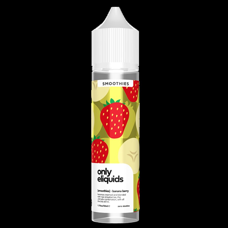 Only E-Liquids Smoothies: Banana Berry 0mg 50ml Sh...