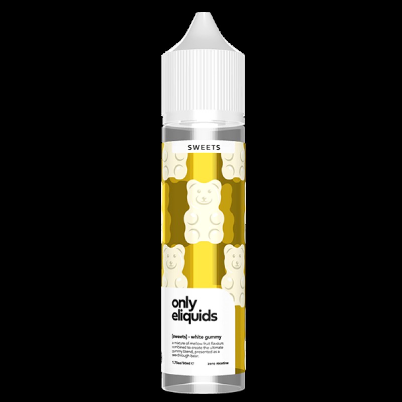 Only E-Liquids Sweets: White Gummies 0mg 50ml Shor...