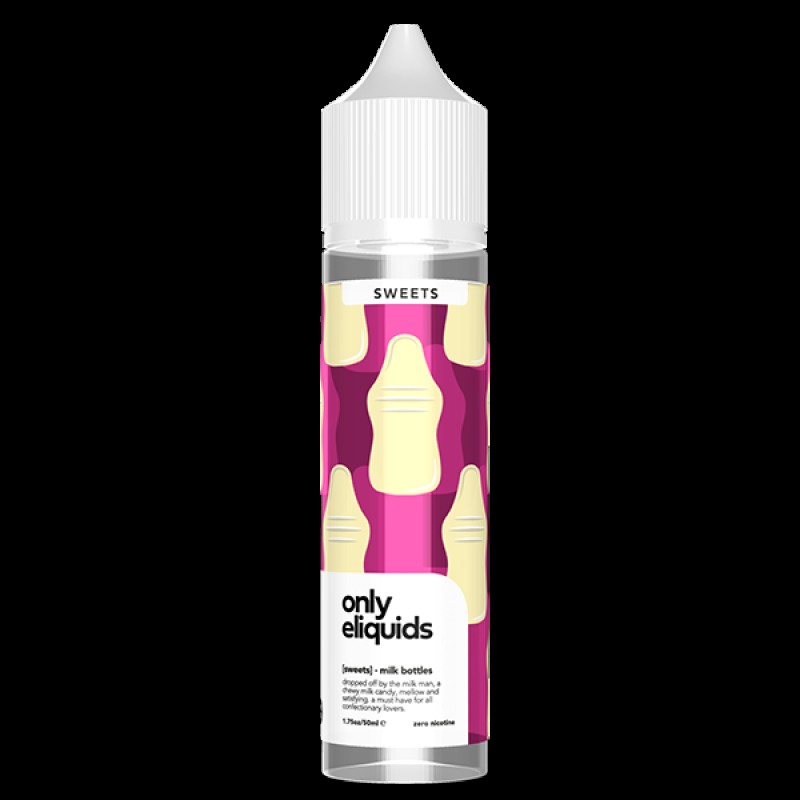 Only E-Liquids Sweets: Milk Bottles 0mg 50ml Short...