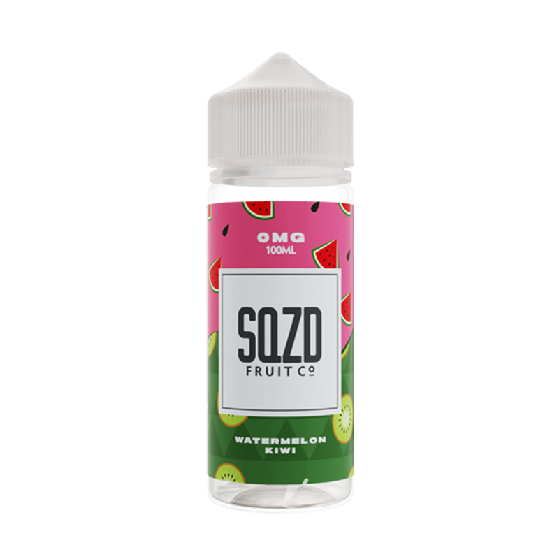 SQZD Watermelon Kiwi 0mg 100ml Short Fill E-Liquid