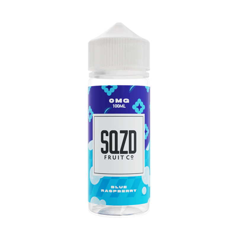 SQZD Blue Raspberry 0mg 100ml Short Fill E-Liquid