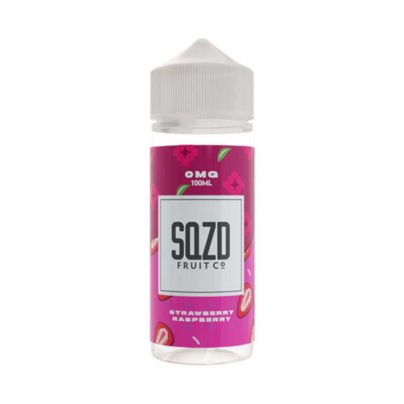 SQZD Strawberry Raspberry 0mg 100ml Short Fill E-L...