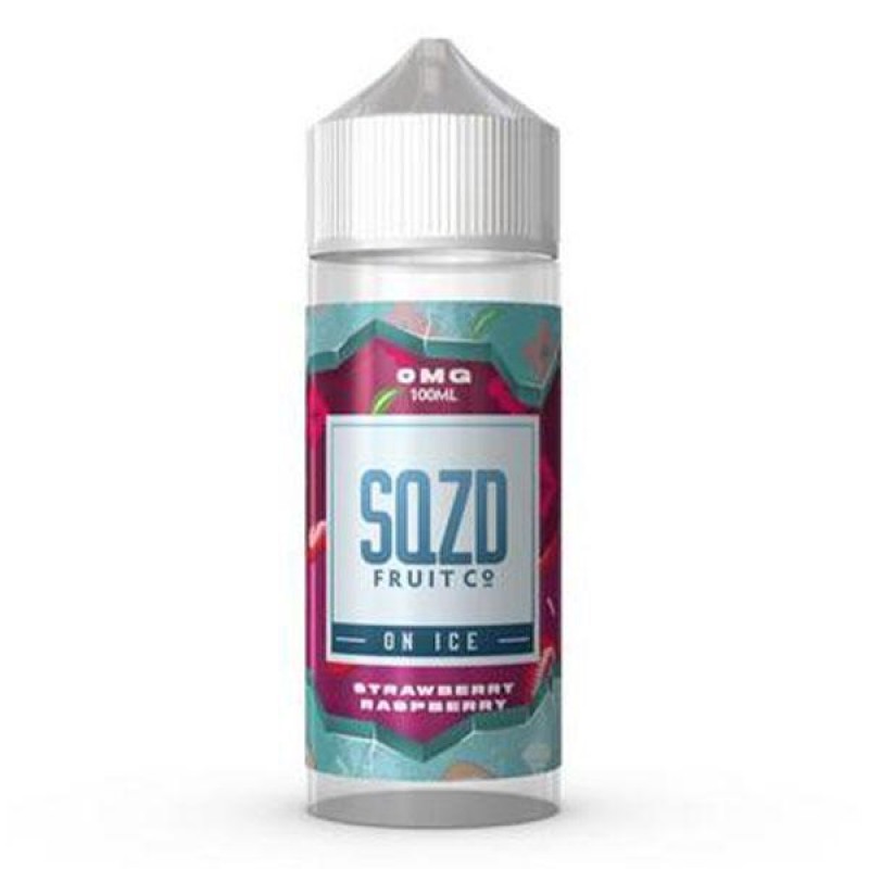 SQZD on Ice: Strawberry Raspberry 0mg 100ml Short ...