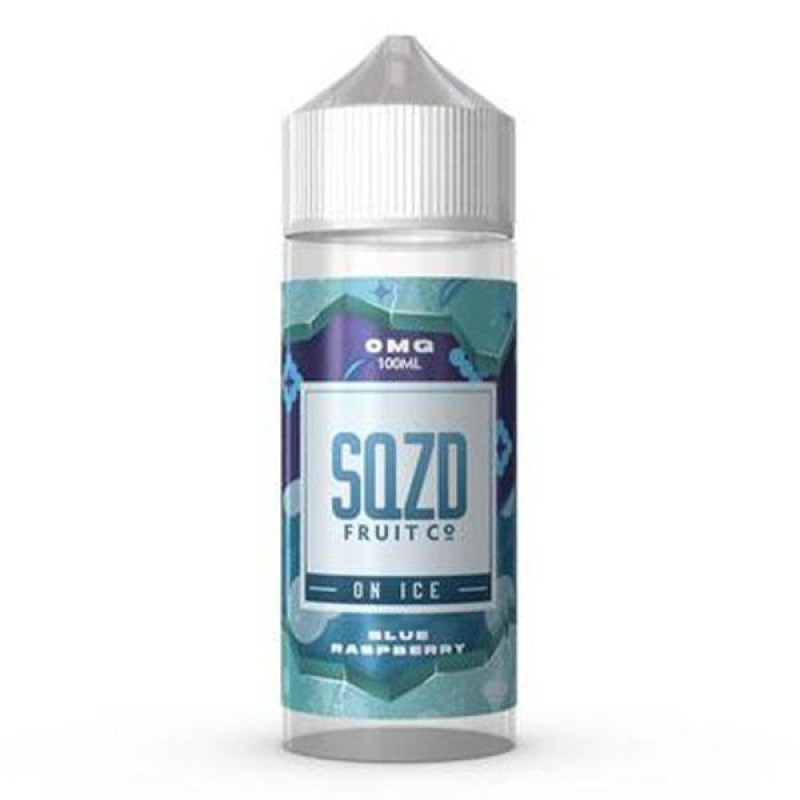 SQZD on Ice: Blue Raspberry 0mg 100ml Short Fill E...