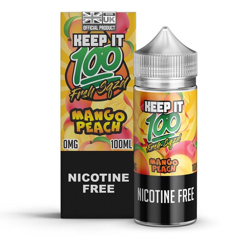 Keep It 100 Mango Peach 0mg 100ml Short Fill E-Liq...