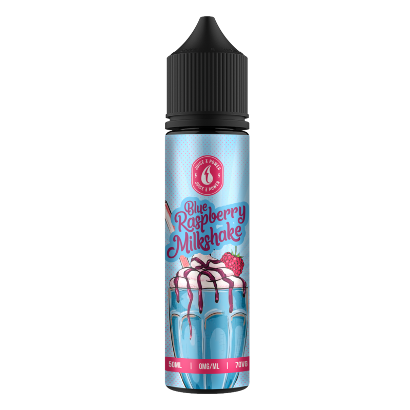 Juice N Power Blue Raspberry Milkshake E-liquid 50...