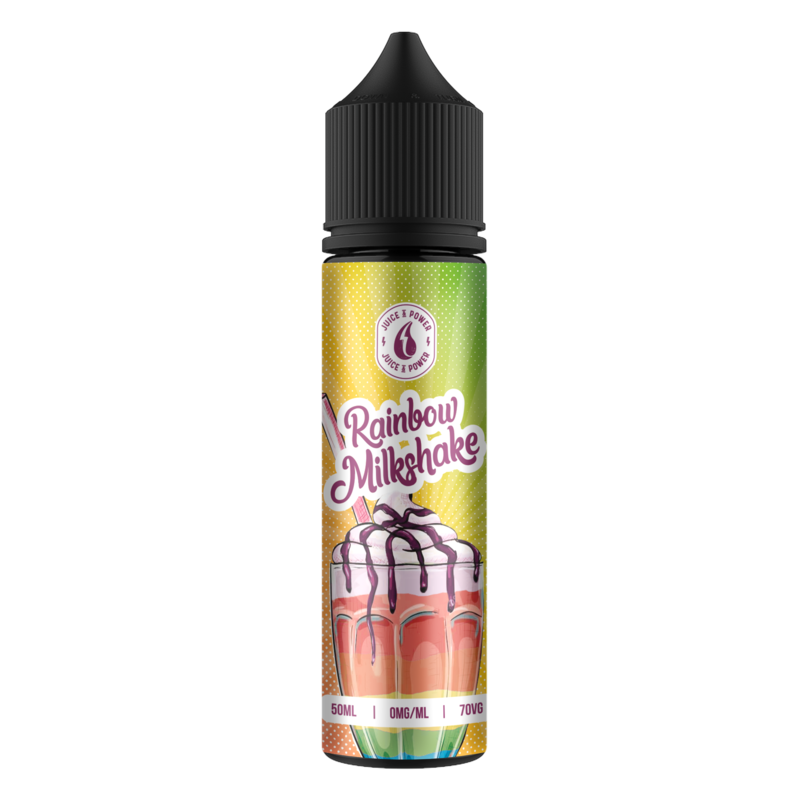 Juice N Power Rainbow Milkshake E-liquid 50ml Shor...