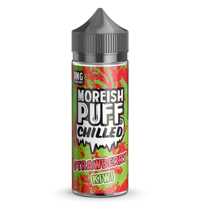 Moreish Puff Chilled Strawberry and Kiwi 0mg 100ml...