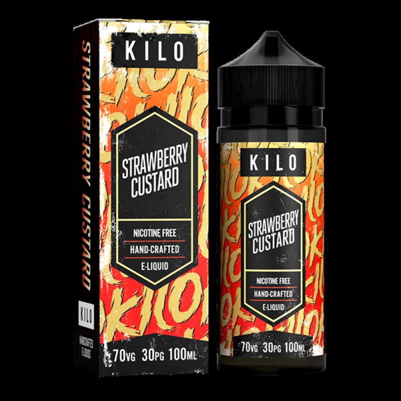 Kilo New Series: Strawberry Custard 0mg 100ml Shor...