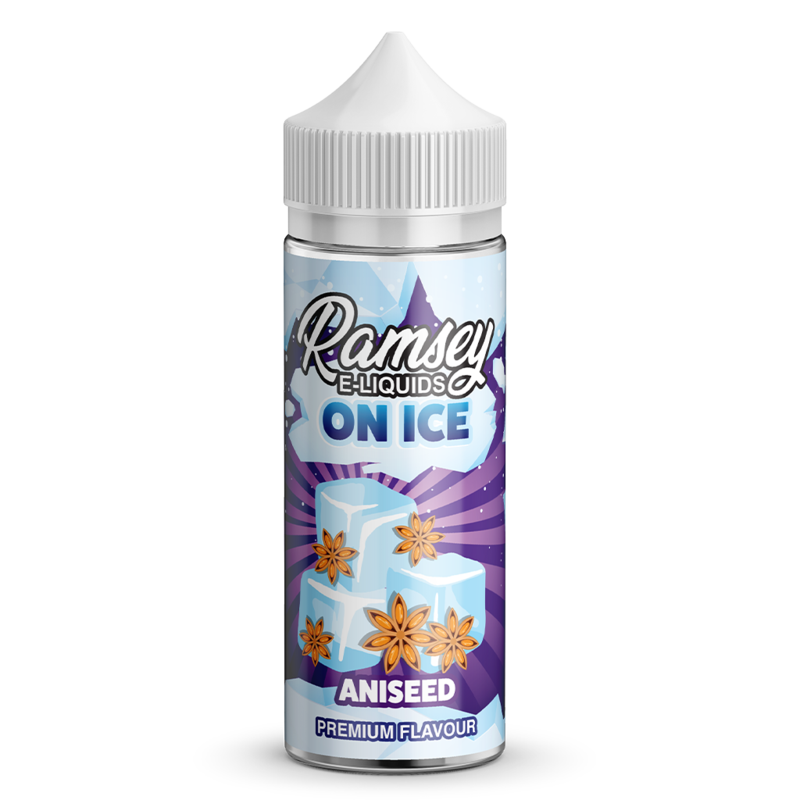 Ramsey E-Liquids On Ice Aniseed 0mg 100ml Short Fi...