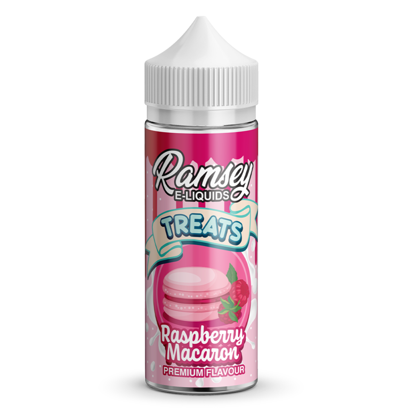 Ramsey E-Liquids Treats Raspberry Macaroon 0mg 100...