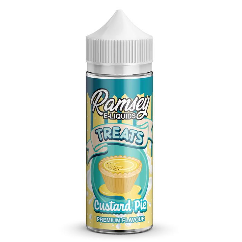 Ramsey E-Liquids Treats Custard Pie 0mg 100ml Shor...