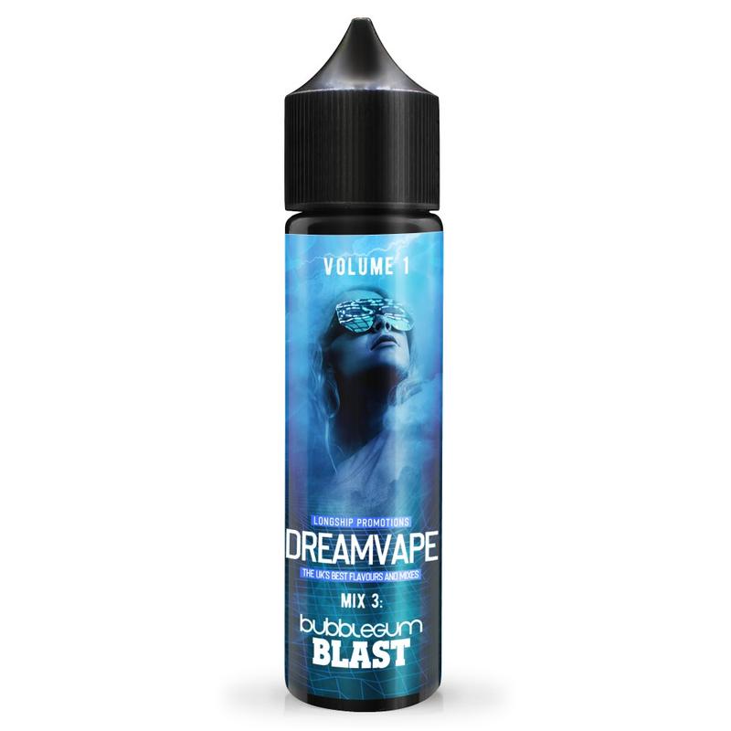 Dreamvape Mix 3 - Bubblegum Blast 0mg 50ml Short F...