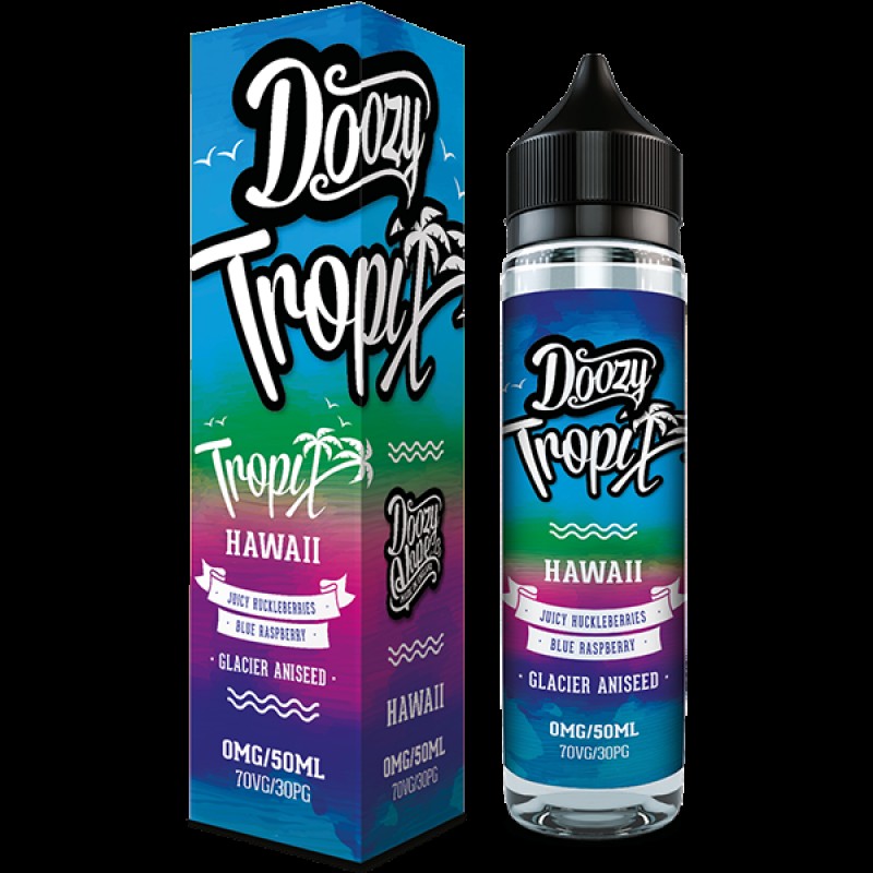 Doozy Vape Tropix: Hawaii 0mg 50ml Short Fill E-Li...