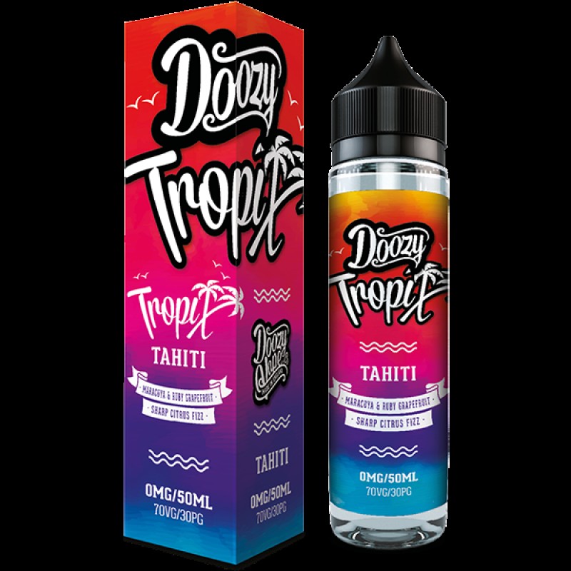 Doozy Vape Tropix: Tahiti 0mg 50ml Short Fill E-Li...