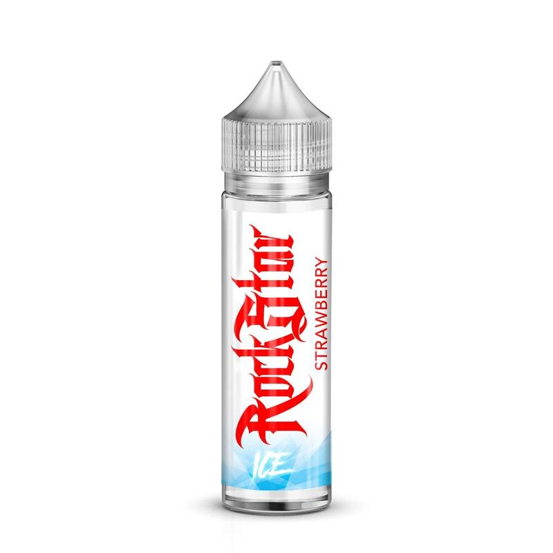 Rockstar Ice Strawberry E-liquid 50ml Short Fill