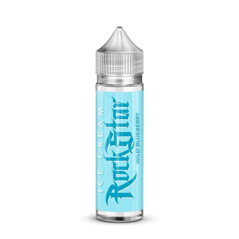 Ice Cream Wild Blueberry E-liquid by Rockstar 50ml...