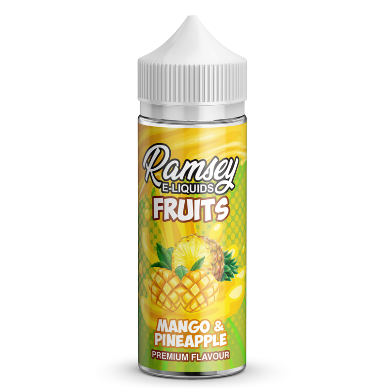 Ramsey E-Liquids Fruits Mango Pineapple 0mg 100ml ...