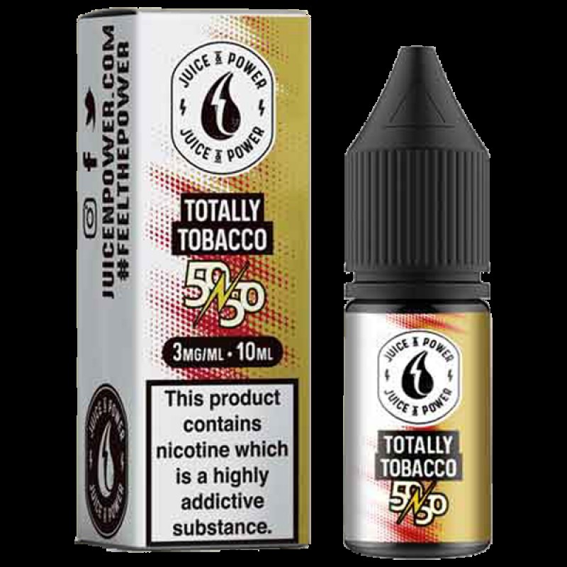 Juice N' Power 50:50 Totally Tobacco 10ml E-Li...