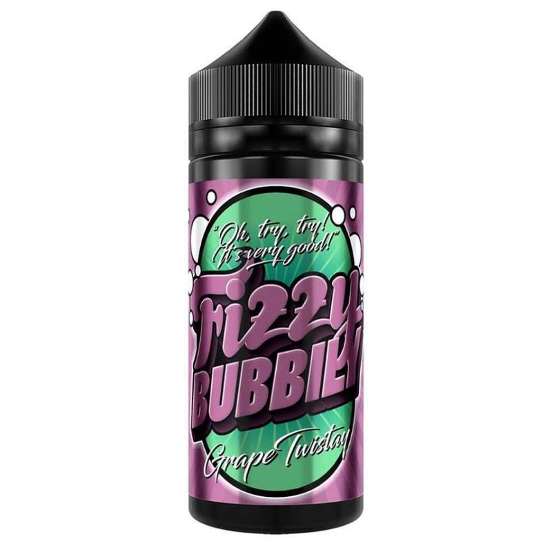 Fizzy Bubbily Grape Twistay E-liquid 100ml Short F...