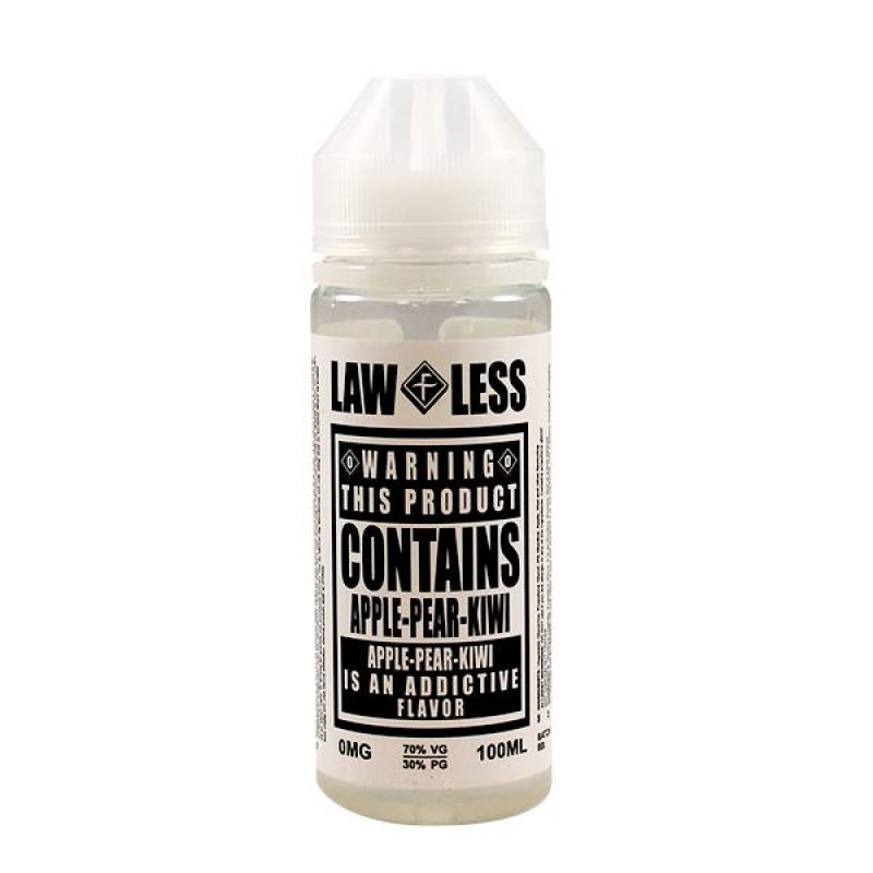 Flawless Law Less: Apple Pear Kiwi E-liquid  100ml...