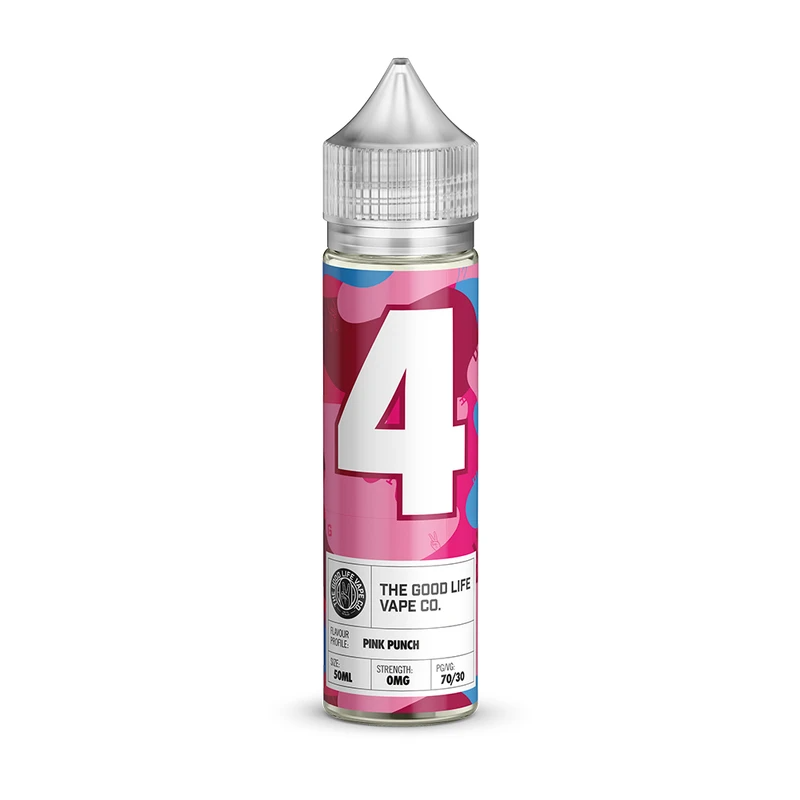 The Good Life Vape Co. No.4 Pink Punch 0mg 50ml Sh...