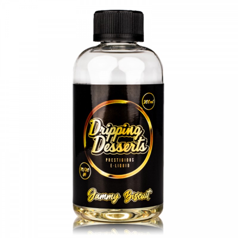 Dripping Desserts Jammy Biscuit 0mg 200ml Short Fi...