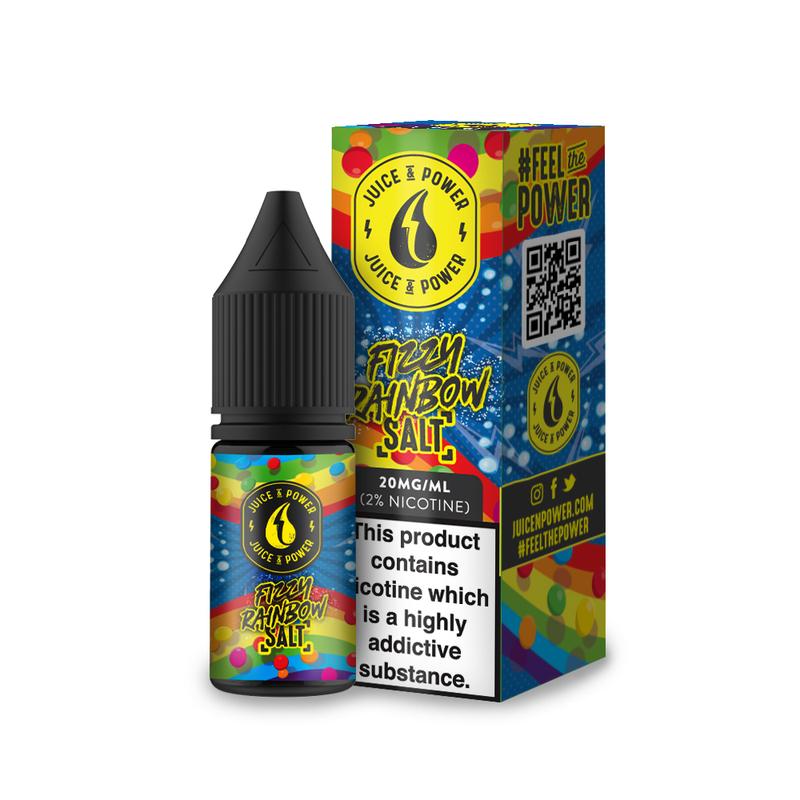 Juice N Power Fizzy Rainbow Nic Salt 20mg 10ml