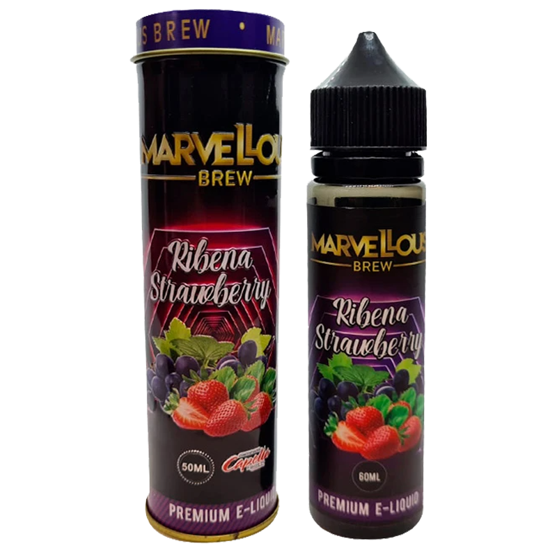 Marvellous Brew Ribena Strawberry 0mg 50ml Short F...