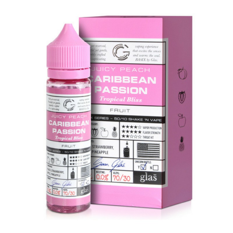 Glas Caribbean Passion E-liquid 50ml Short Fill