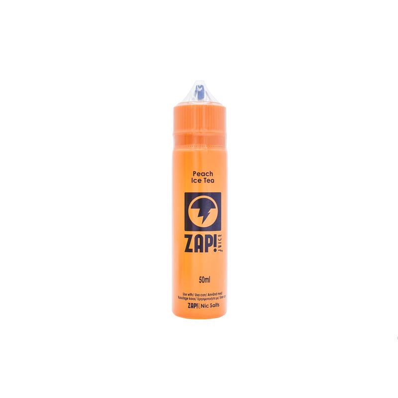 Zap! Juice Peach Ice Tea E-Liquid 50ml Short Fill