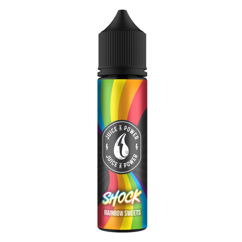 Juice N Power Shock Rainbow E-Liquid 50ml Short Fi...