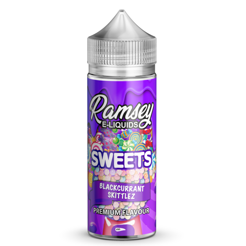 Ramsey E-Liquids Sweets Blackcurrant Skittlez 0mg ...