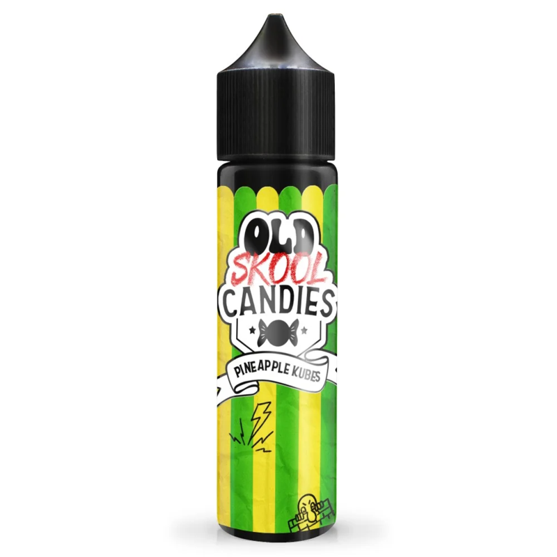 Old Skool Candies:  Pineapple Kubes 0mg 50ml Short...