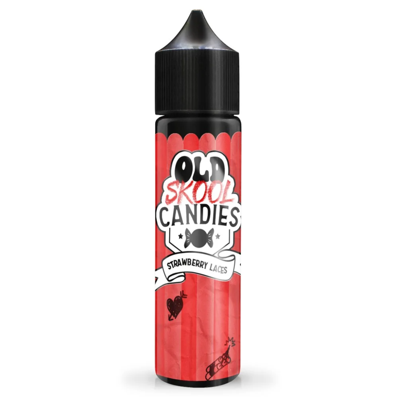 Old Skool Candies: Strawberry Laces 0mg 50ml Short...