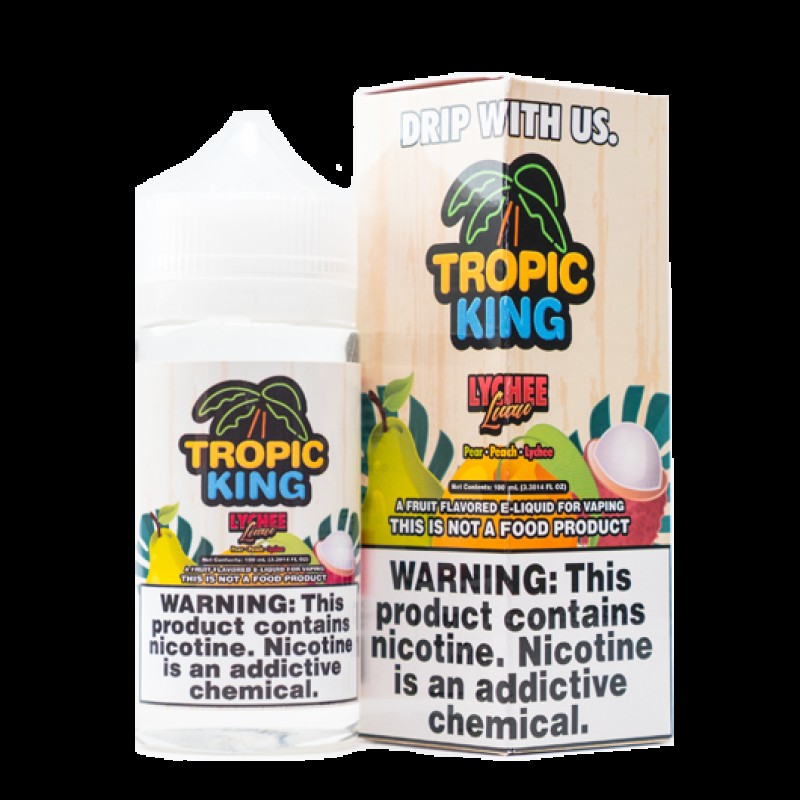 Drip More Tropic King: Lychee Luau E-Liquid 100ml ...