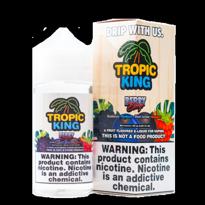 Drip More Tropic King: Berry Breeze E-Liquid 100ml...