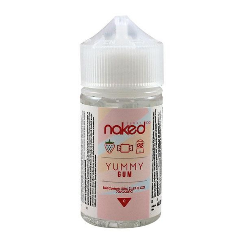 Naked 100 Candy Yummy Gum 50ml Short Fill E-liquid...