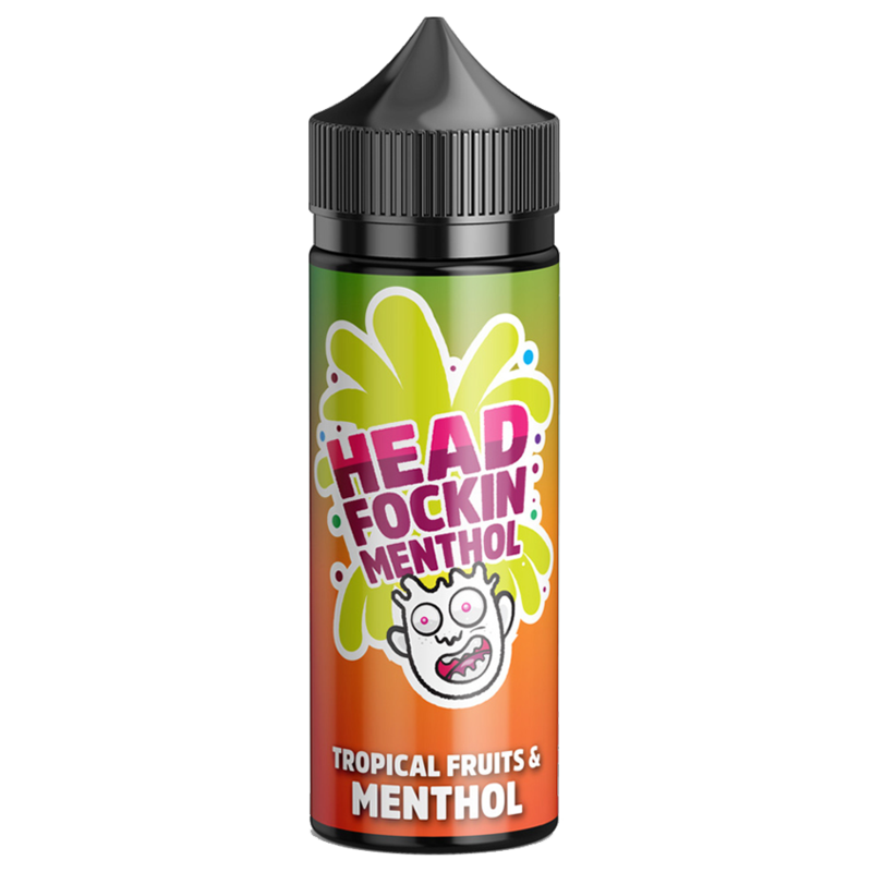 Head Focking Menthol: Tropical Fruits 0mg 100ml Sh...