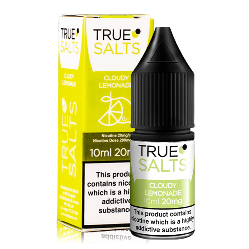 True Salts Cloudy Lemonade 10ml Nic Salt