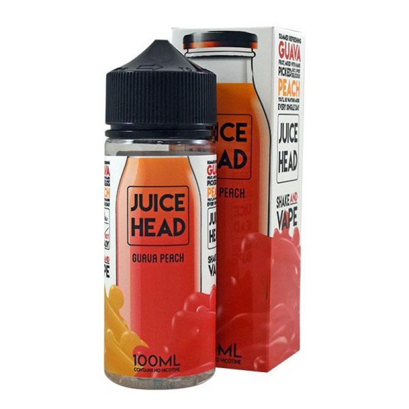 Juice Head Guava Peach 0mg 100ml Short Fill E-Liqu...