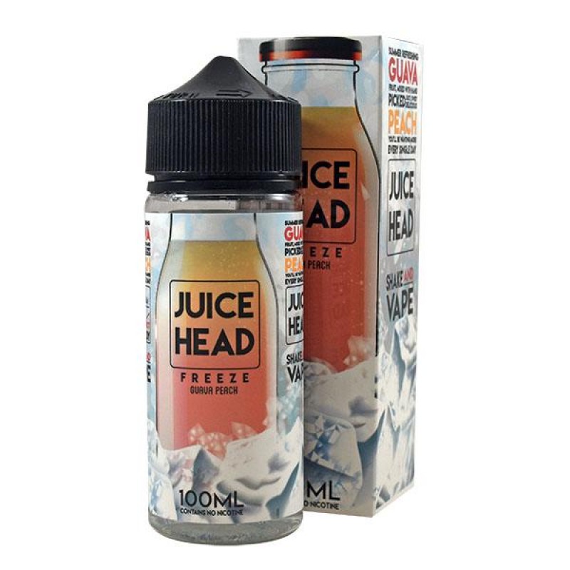 Juice Head Freeze Guava Peach 0mg 100ml Short Fill...