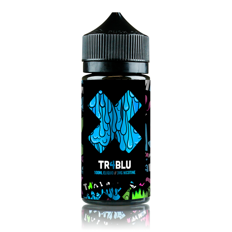 Taffy Man TR4BLU E-Liquid 100ml Short Fill